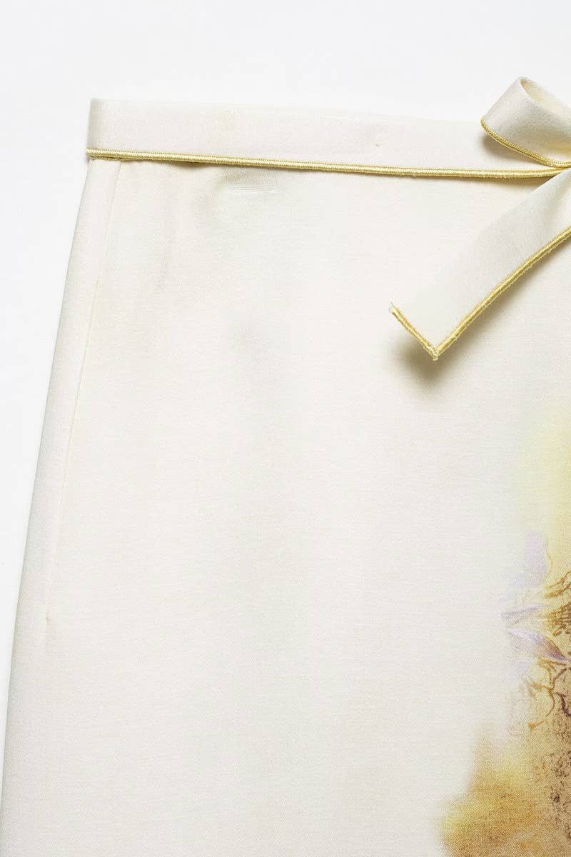 CWBLS0455_FASHION CASUAL PRINTED MIDI SKIRT