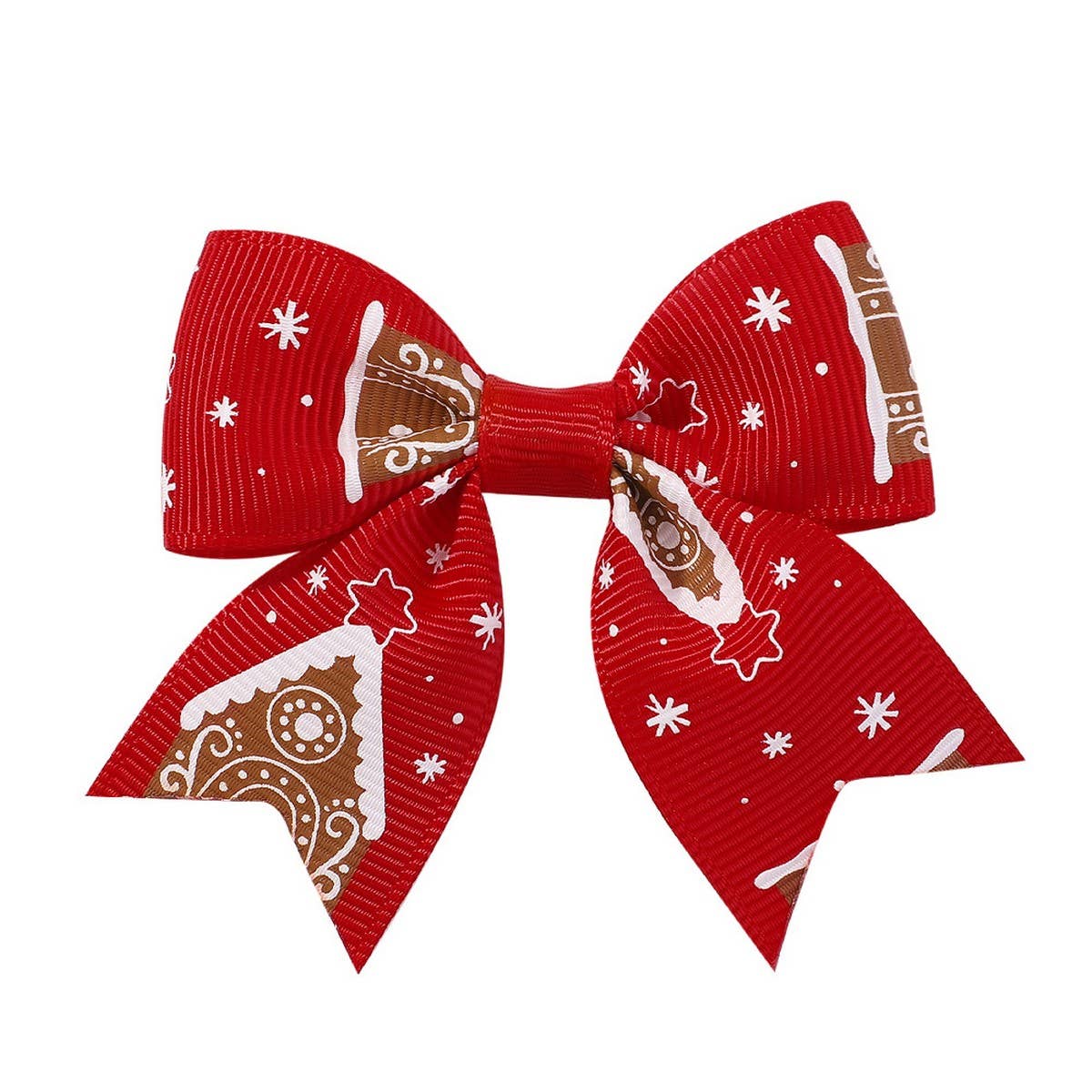 Girls¡¯ Xmas Hair Clip with Reindeer & Snow