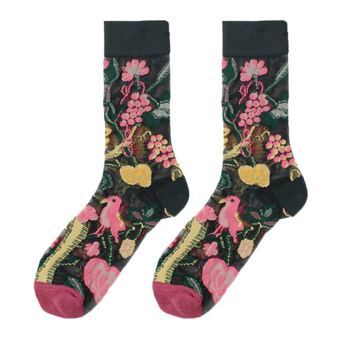 FASHIONABLE THIN FLOWER FOREST GLASS STOCK