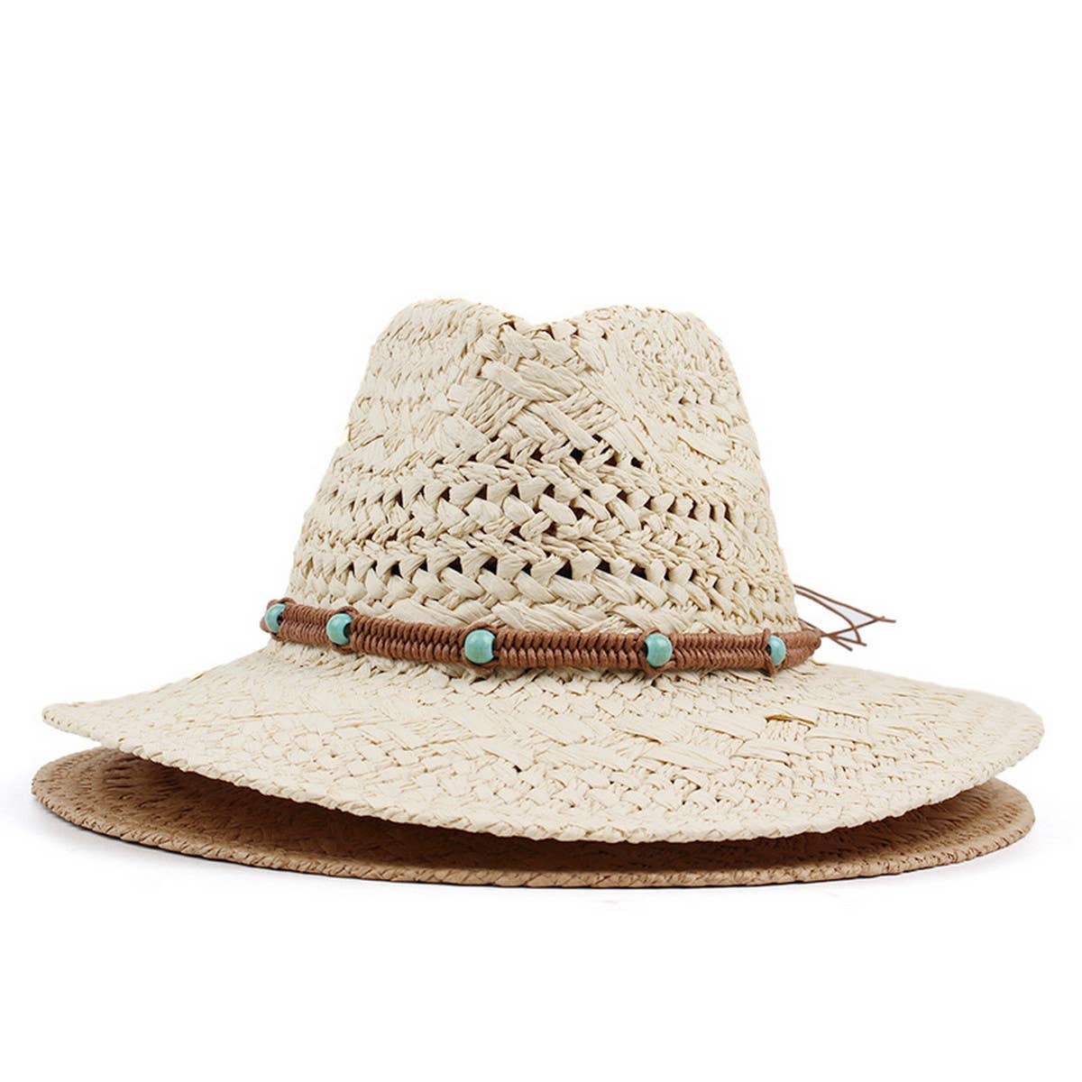 NEW SUNSHADE HAND-KNITTED PANAMA HAT_CWAH1194