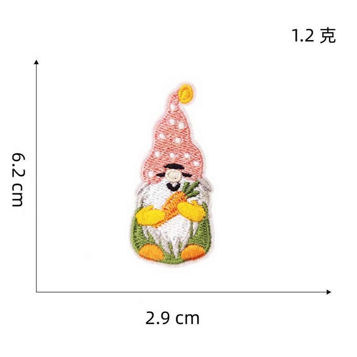 COLORFUL CUTE CARTOON RABBIT EMBROIDERED PATCH