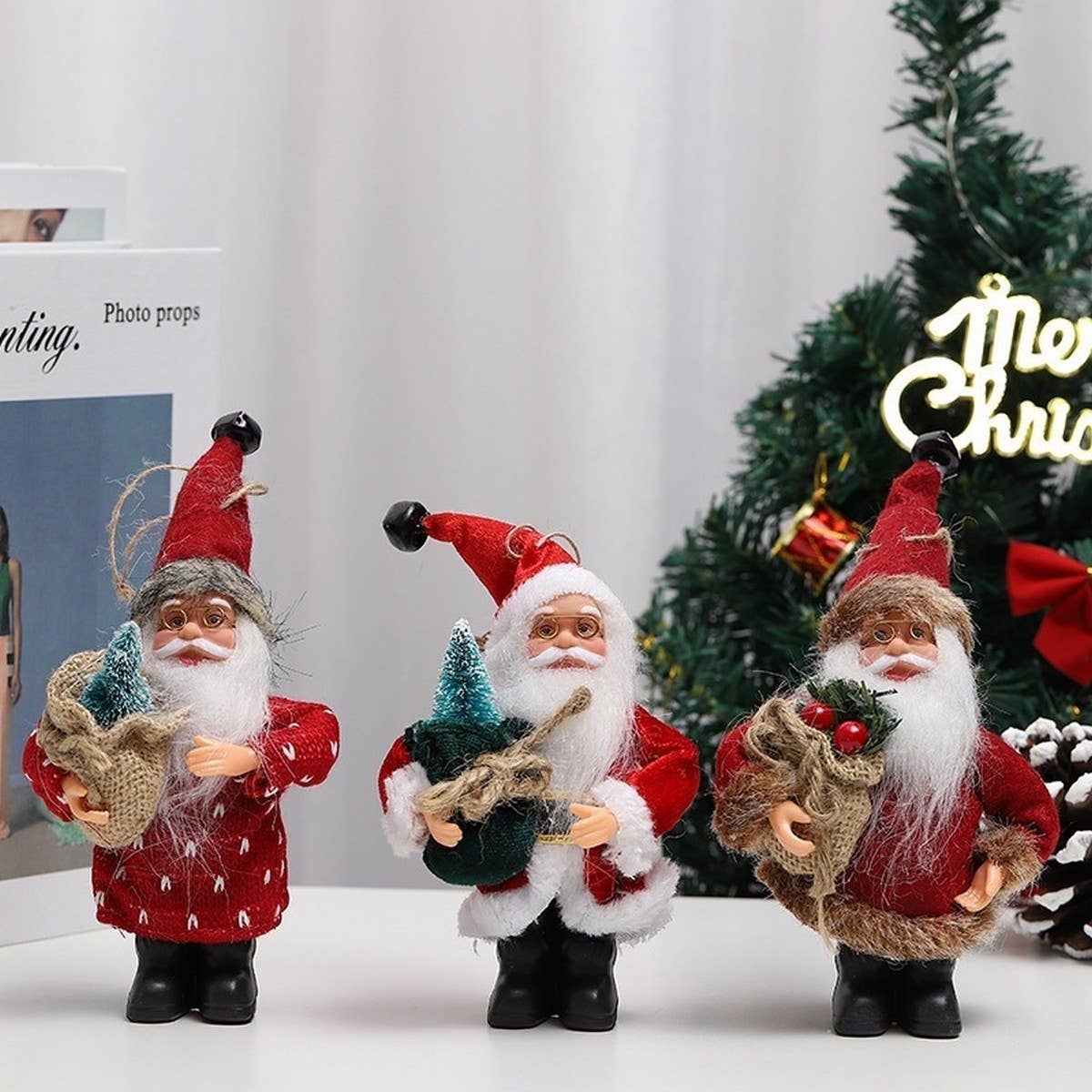 SANTA CLAUS DOLL PENDANT CHRISTMAS DECORATIONS