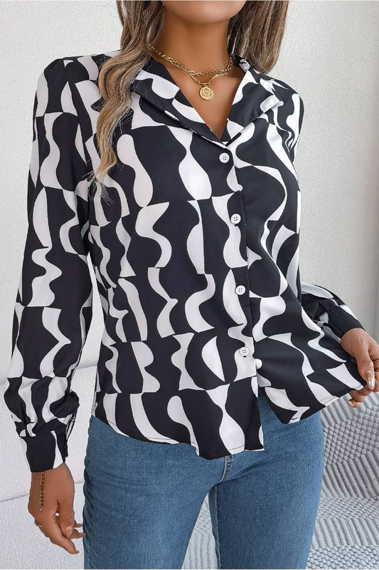 CWTDSL0083_COMMUTER COLOR SUIT COLLAR LONG-SLEEVED SHIRT