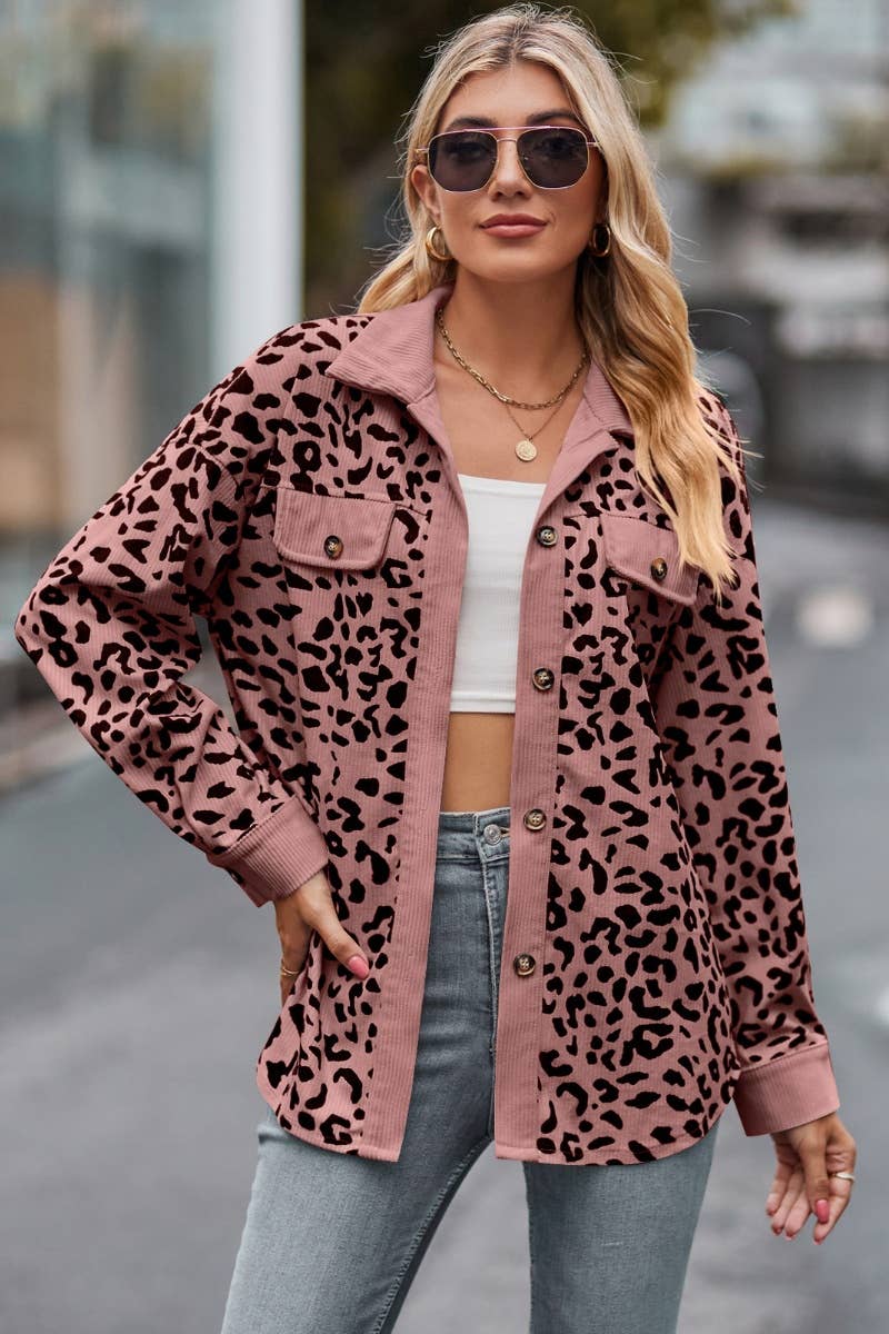 CWTSTL2119_AUTUMN LEOPARD PRINT SHIRT LONG-SLEEVED COAT
