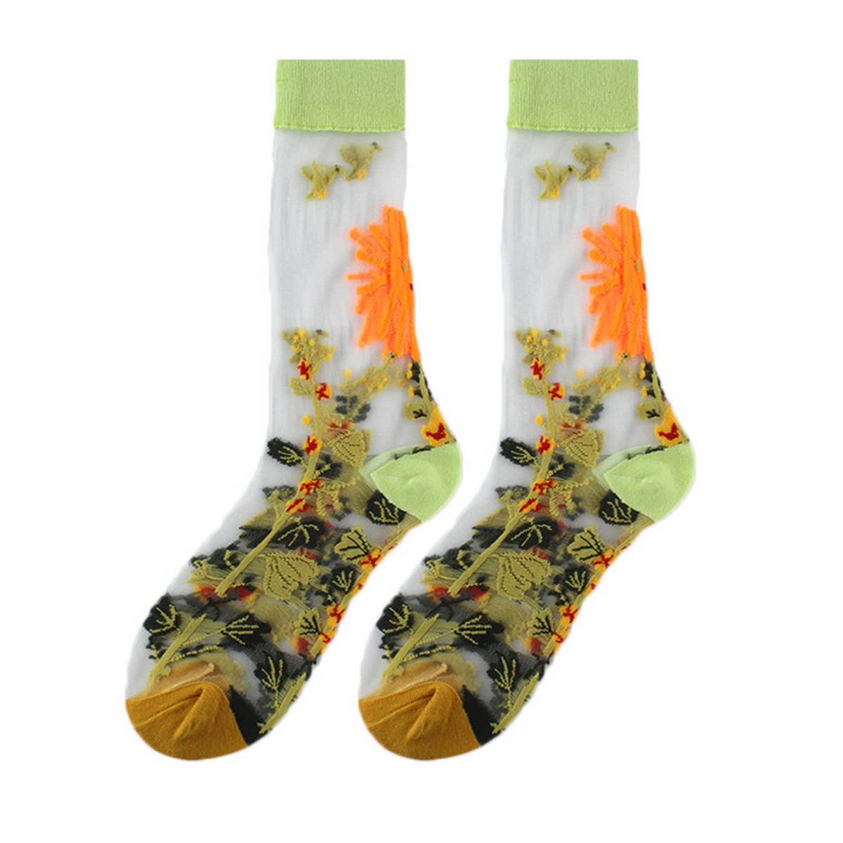 FASHIONABLE THIN FLOWER FOREST GLASS STOCK