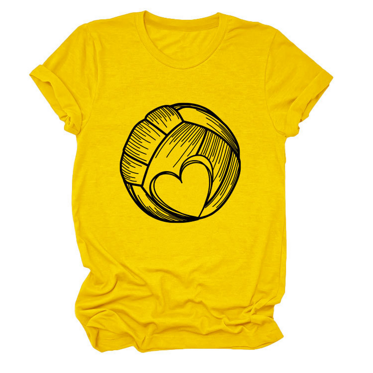 Love Football T-Shirt ? Casual Plus Size Top