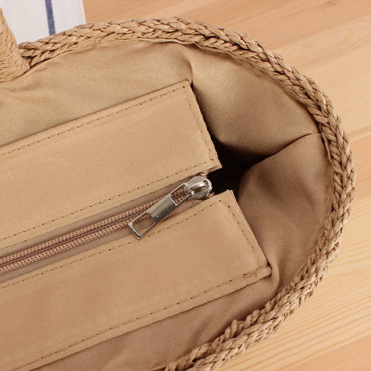 POPULAR SUMMER PORTABLE LARGE-CAPACITY STRAW BAG_CWAB2100
