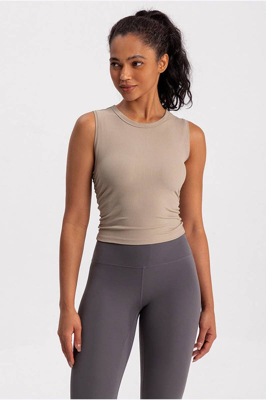 CWTBLSL0581_SOLID COLOR SPORTS FITNESS RUNNING VEST