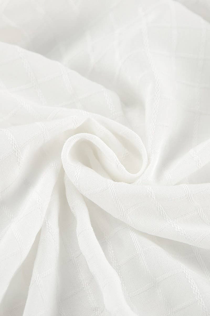 CWSPJ0390_LOOSE COTTON PAJAMAS THREE PIECE SET