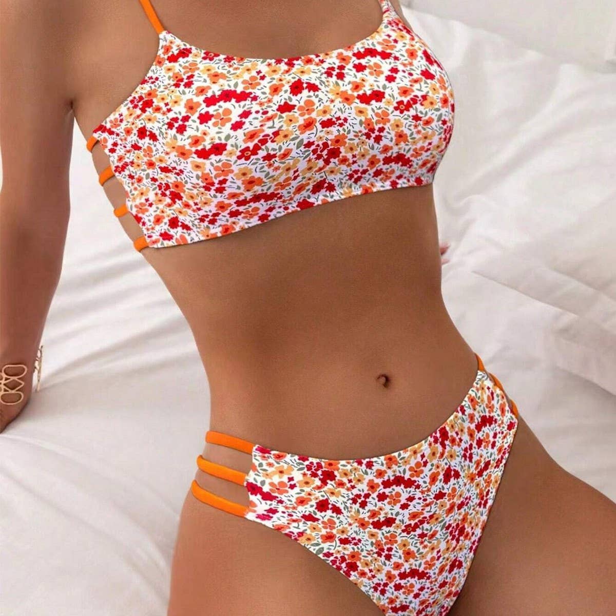 LEOPARD PRINT BIKINI SET - SEXY SWIMSUIT