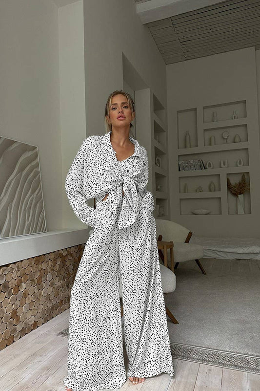 CWSPJ0362_PRINTED LONG-SLEEVED PAJAMAS 3-PIECE SET