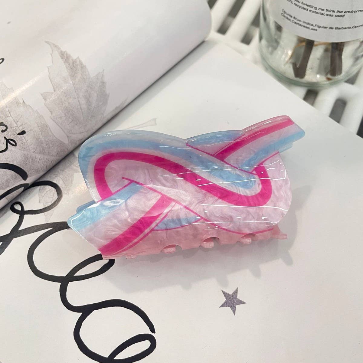 CWAHA4455_NEW CARTOON DOPAMINE ANGEL WINGS SHARK CLIP