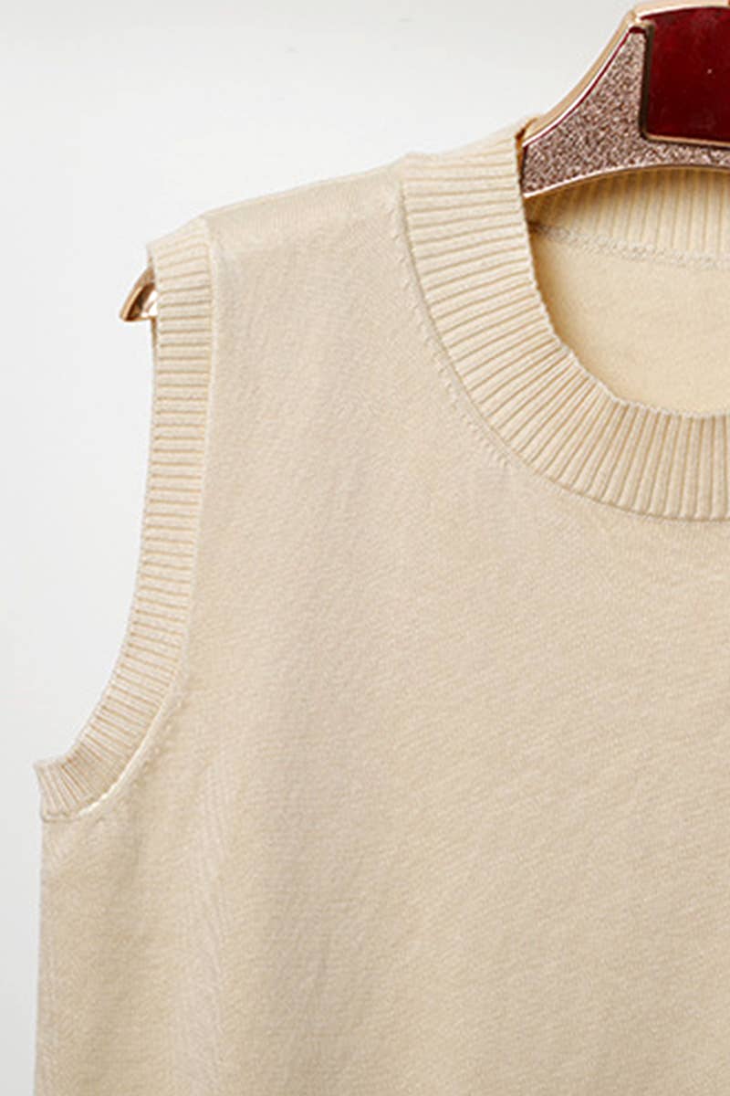 CWOSWSL0011 Button Down Sleeve  V-Neck Cardigan Sweater