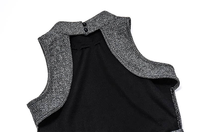 Backless straps, off-the-shoulder slimming vest