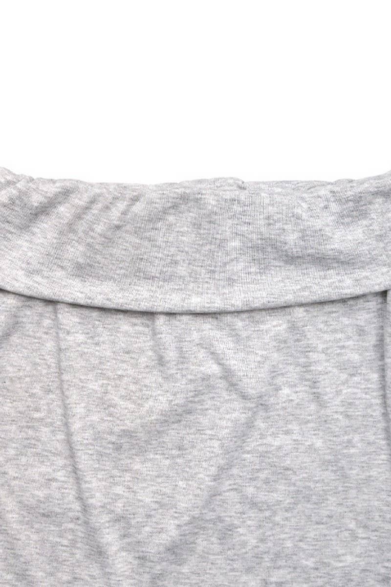 CWTBLL4049_SLIM FIT OFF-SHOULDER CROP TEE TOP