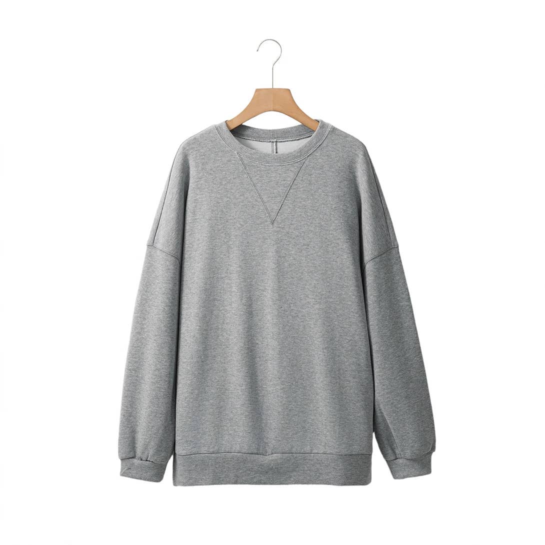 CASUAL AND SIMPLE LONG-SLEEVED PULLOVER HOODIE