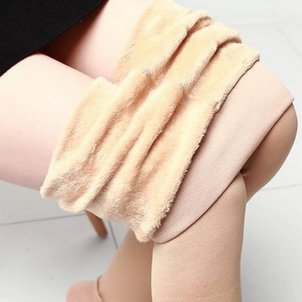Plus Size Fleece Thermal Stirrup Leggings ??Winter_CWMM8966