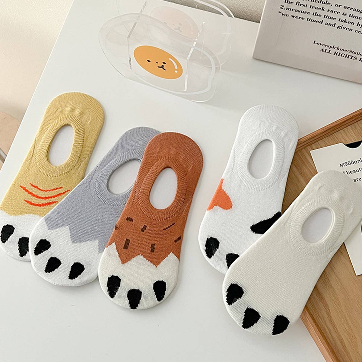 CUTE CAT PAW BOAT SOCKS SUMMER INVISIBLE SOCKS