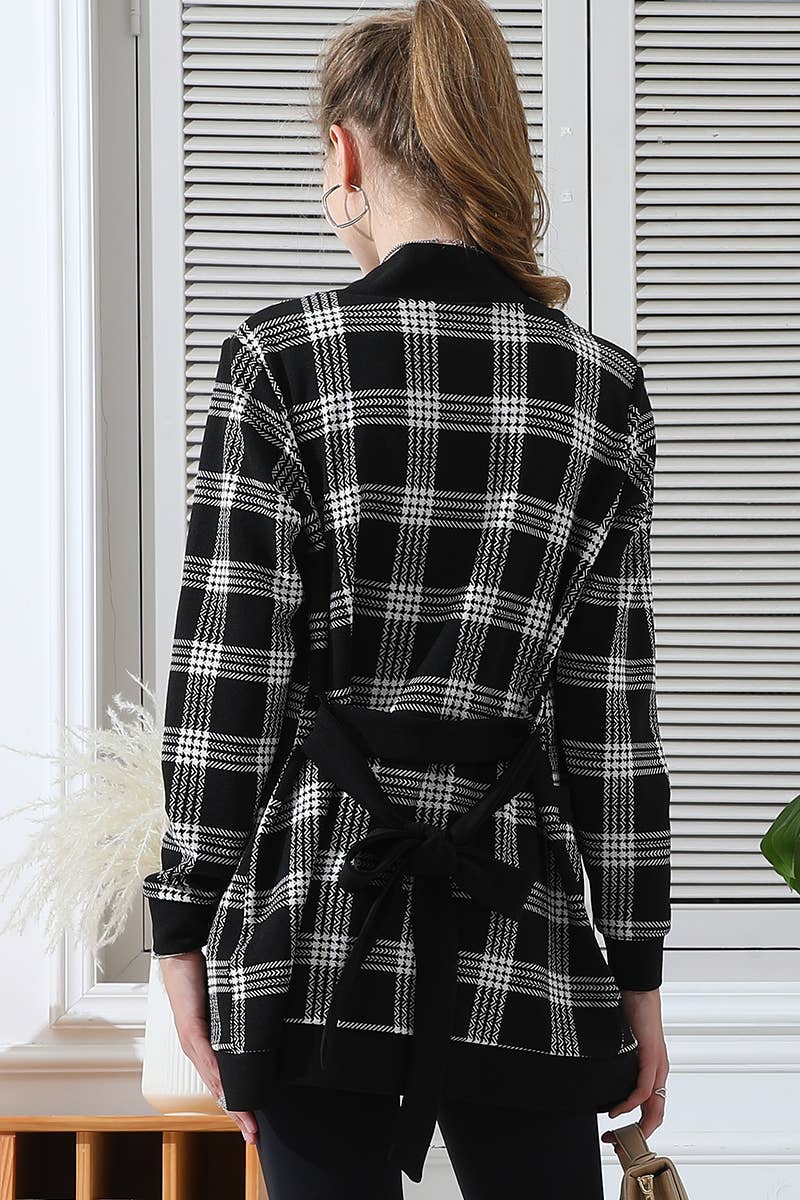 CWOCAL532_LONG SLEEVE SHORT ROVE CARDIGAN WITH POCKETS