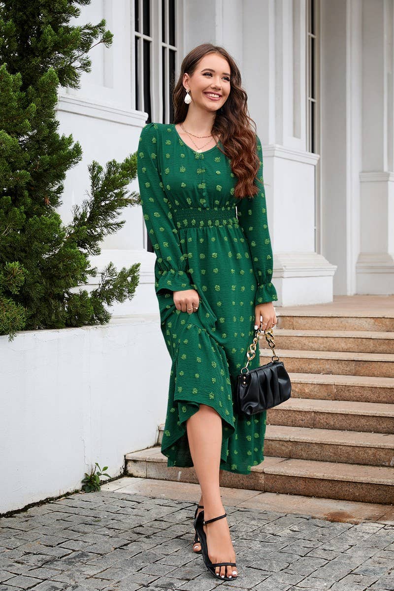 CWDMD4727_FRESH AND SWEET ALL-MATCH DRESS