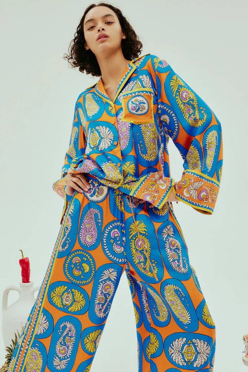 CWSS1240_FASHION HOLIDAY LOOSE CASUAL TWO-PIECE