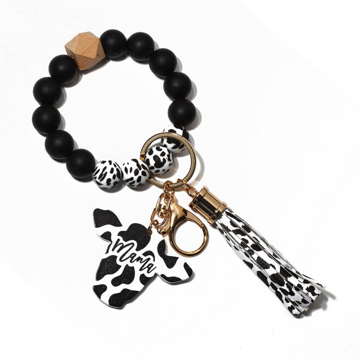 BULL HEAD WESTERN STYLE BRACELET KEYCHAIN_CWMM1289