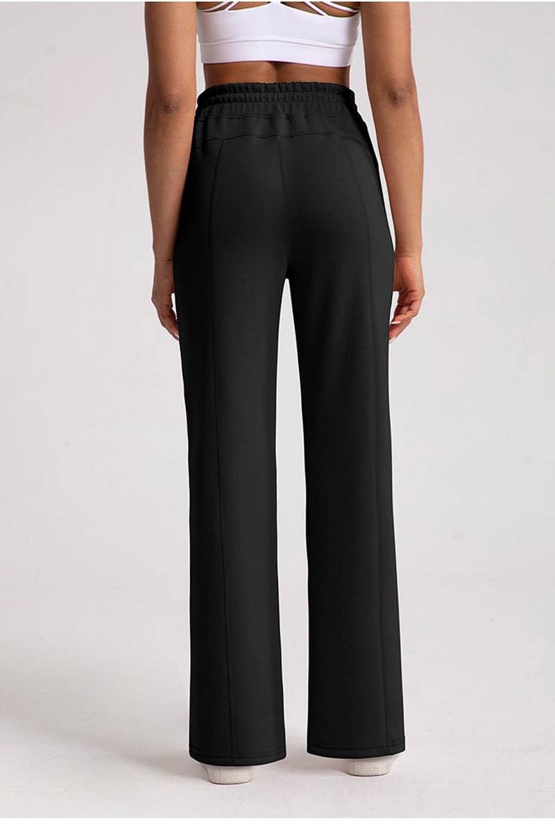 CWBLP1511_MODAL LOOSE HIGH WAIST STRAIGHT PANTS