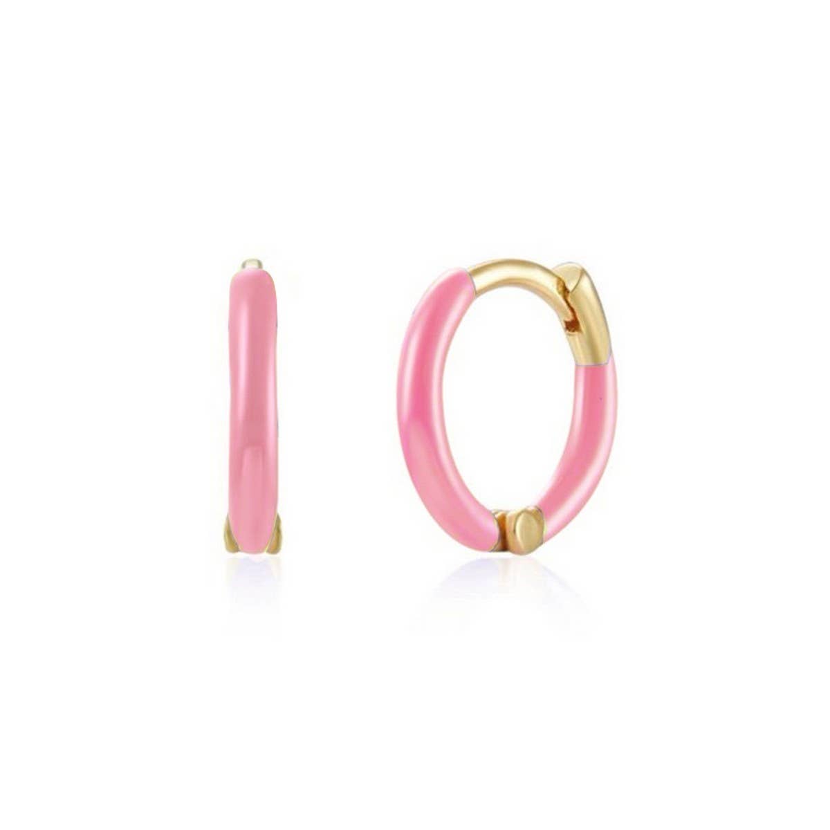 ROUND HANDMADE OIL DROP FASHION EARRINGS