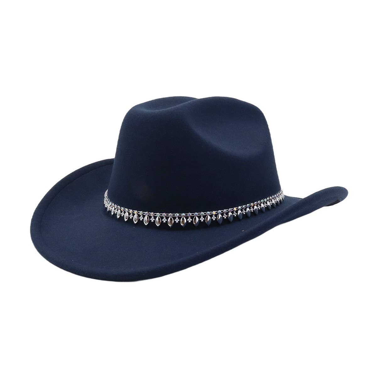 Couple Fedora Jazz Hat Western Ethnic Wool Hat_CWAH04370