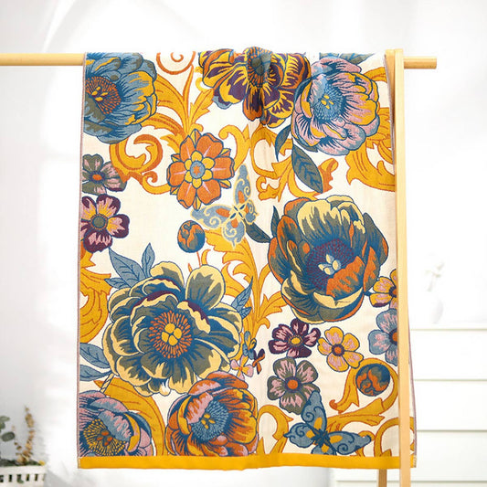HOUSEHOLD ABSORBENT QUICK-DRYING COTTON BATH TOWEL
