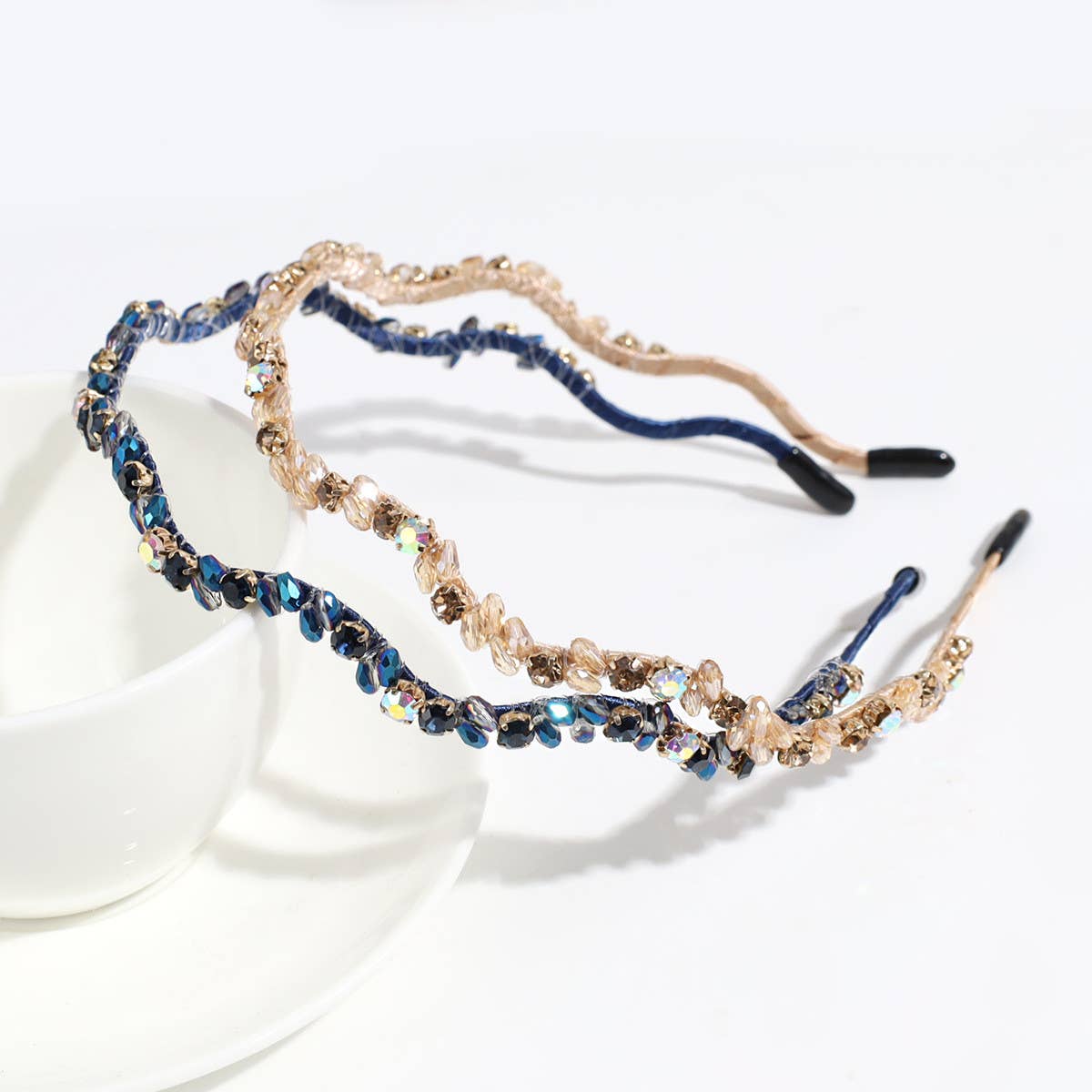 GENTLE WAVE RHINESTONE HEADBAND