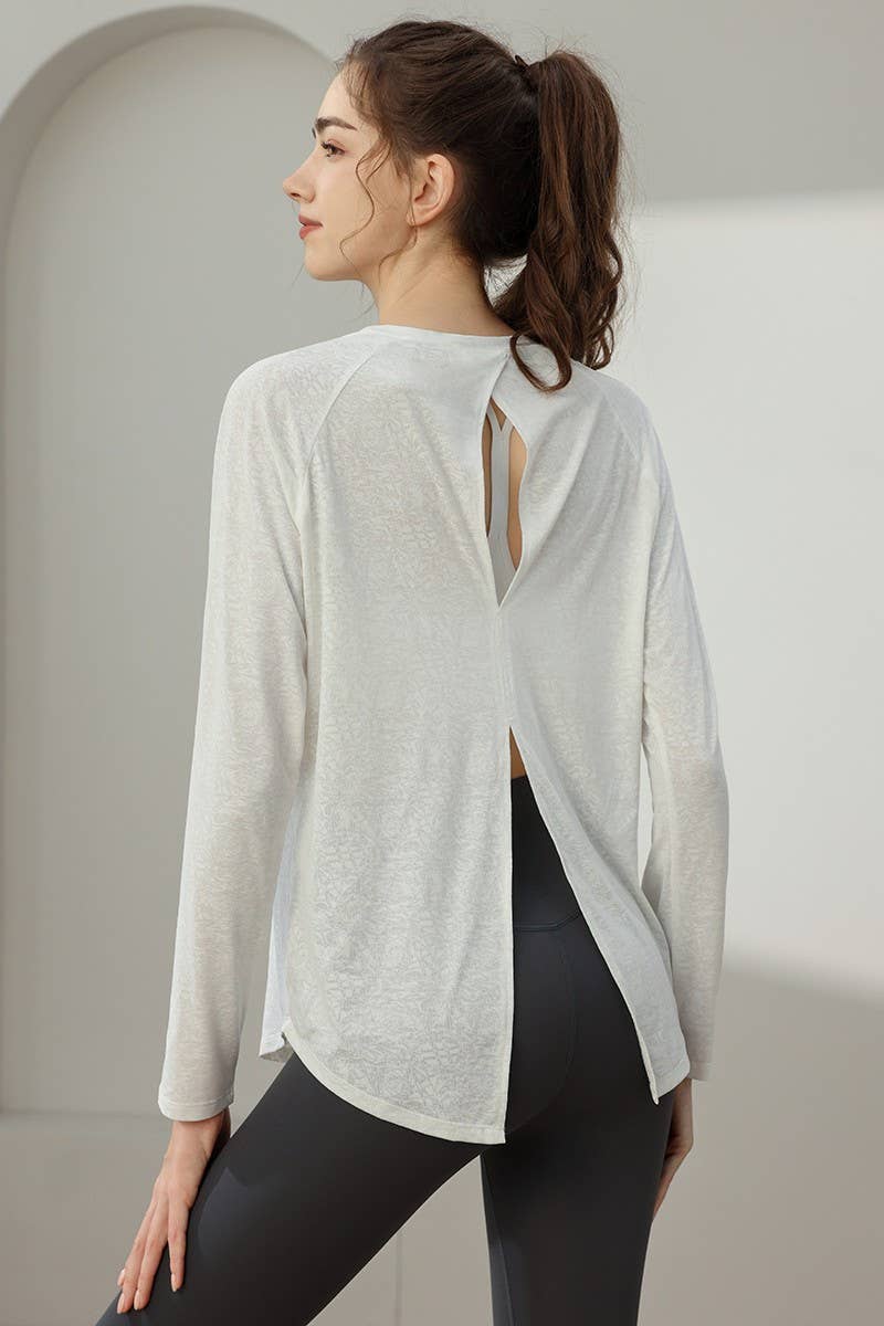 CWTBLL3630_HIGH-END SPORTS STYLE BEAUTIFUL BACK YOGA CLOTHES