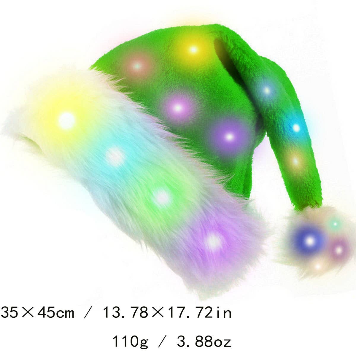 CWAH04584_RED SANTA HAT WITH GOLD STARS FOR CHRISTMAS PARTY