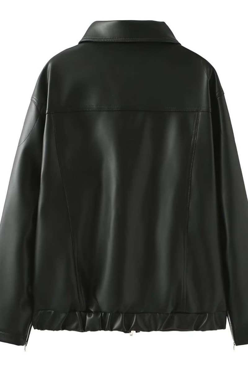 CWOJA1426_FALL BOW EMBROIDERED LEATHER JACKET