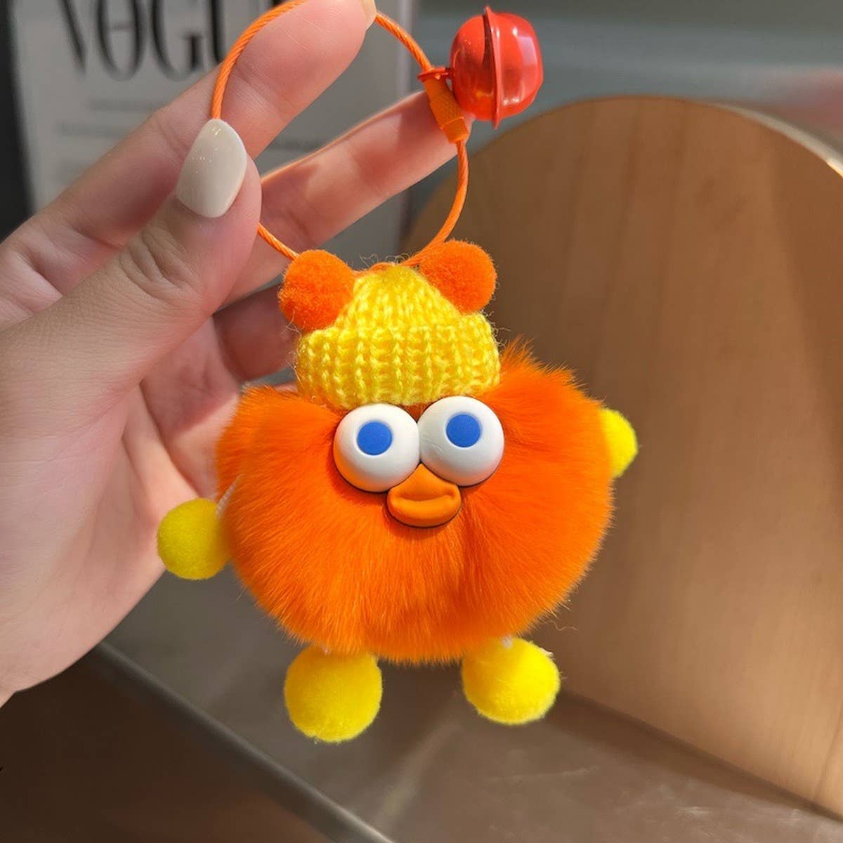 CWMM10412_CUTE  KEYCHAIN PLUSH TOY BAG CHARM