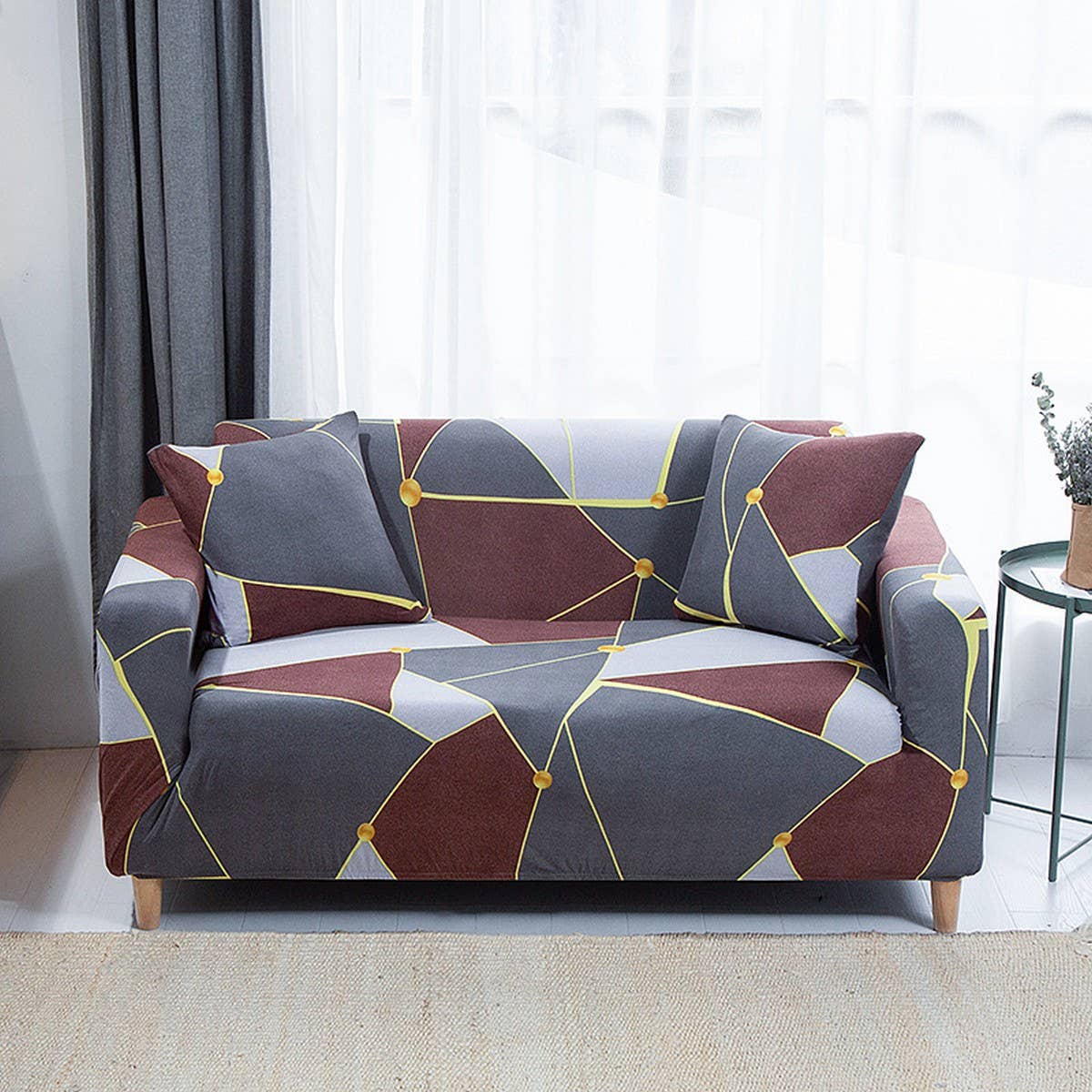 Milk Silk Sofa Cover, Stretch & Full Wrap