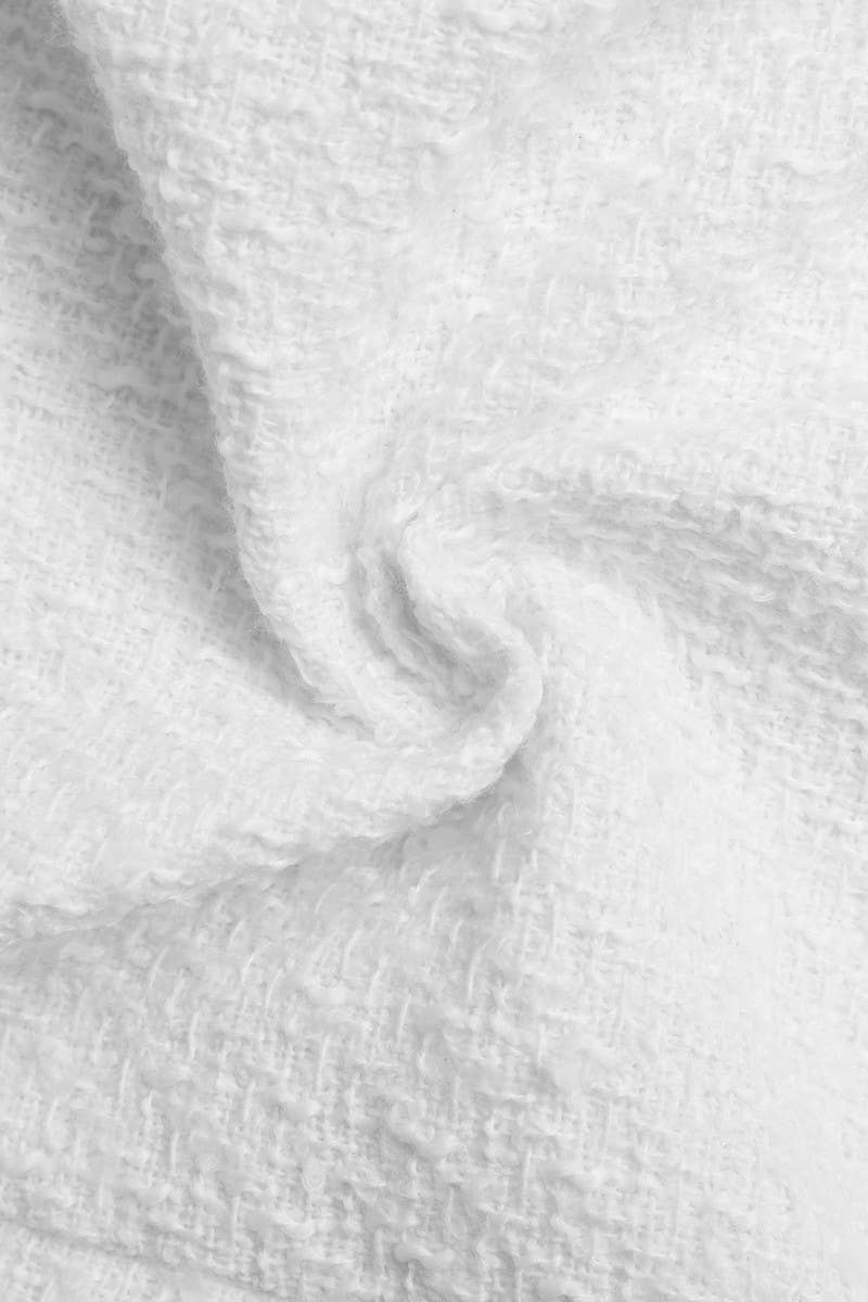 CWOV00109_SOLID COLOR CHANEL STYLE CARDIGAN VEST JACKET