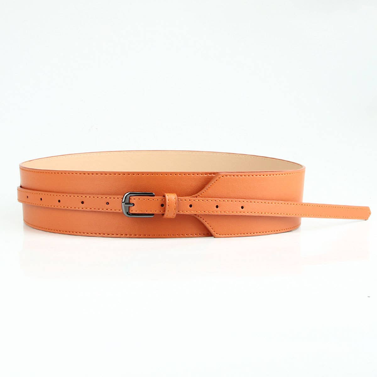 Fashionable versatile and high-end wide belt