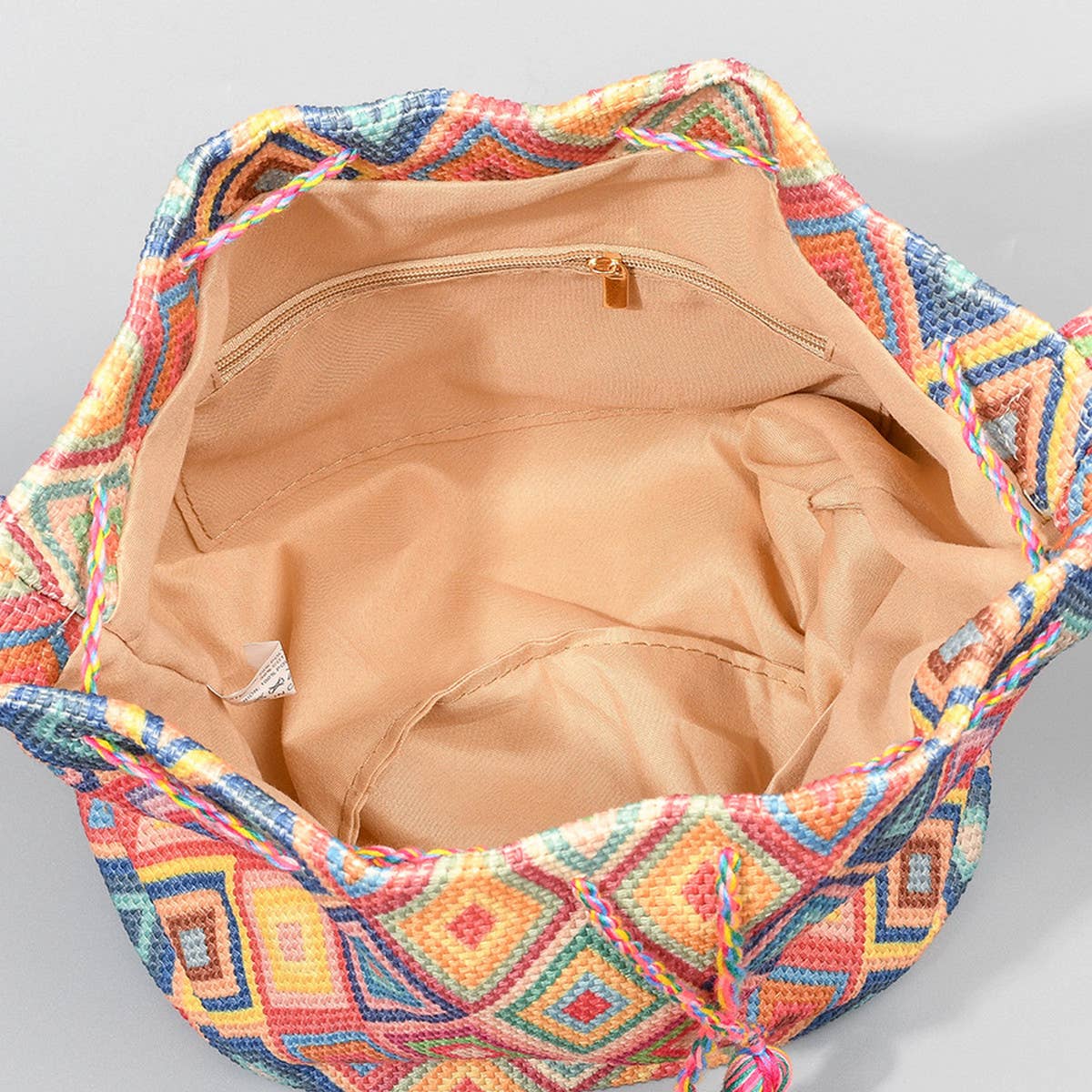 BOHEMIAN PRINT BUCKET BAG SHOULDER BAG_CWAB1995
