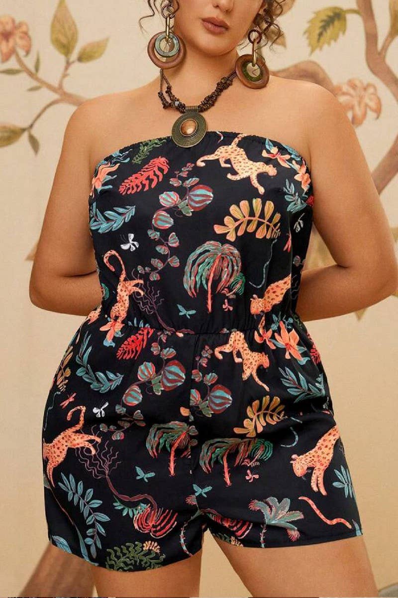 CWSJS00256_PRINTED HIGH-WAISTED OFF-THE-SHOULDER JUMPSUIT