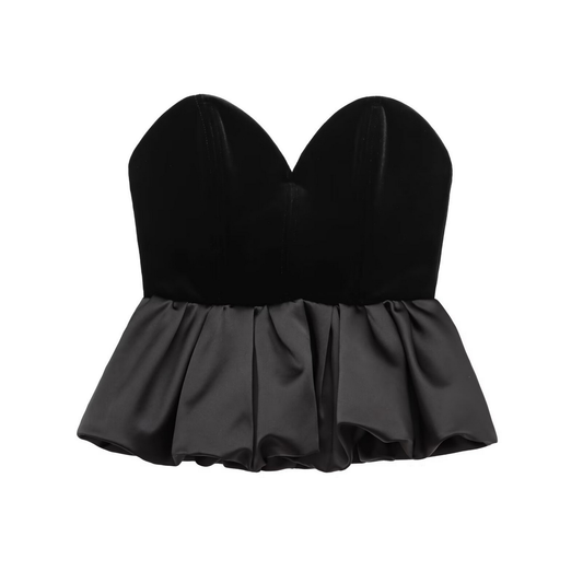 Velvet Blouse ? Trendy French Look