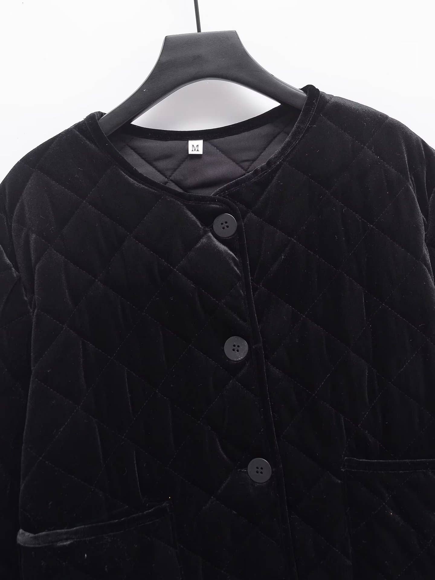 CREW-NECK FASHION SINGLE BREASTED BASIC CARDIGAN