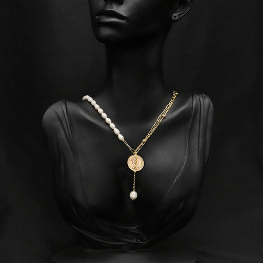 LUXURY NATURAL FRESHWATER PEARL NECKLACE