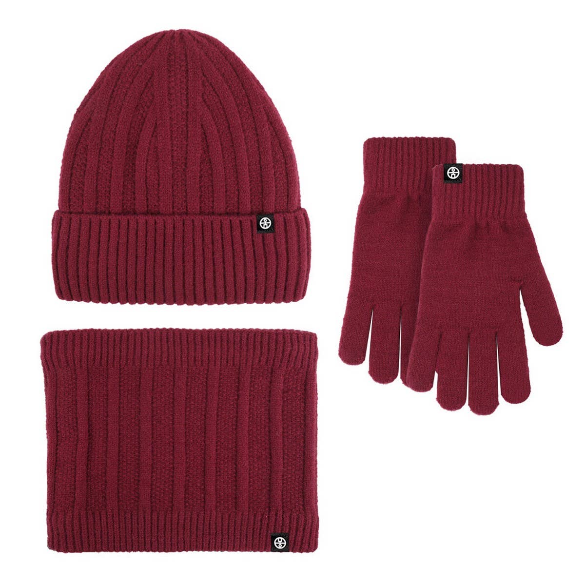 WINTER OUTDOOR WARM THICK FLEECE THREE PIECE SUIT