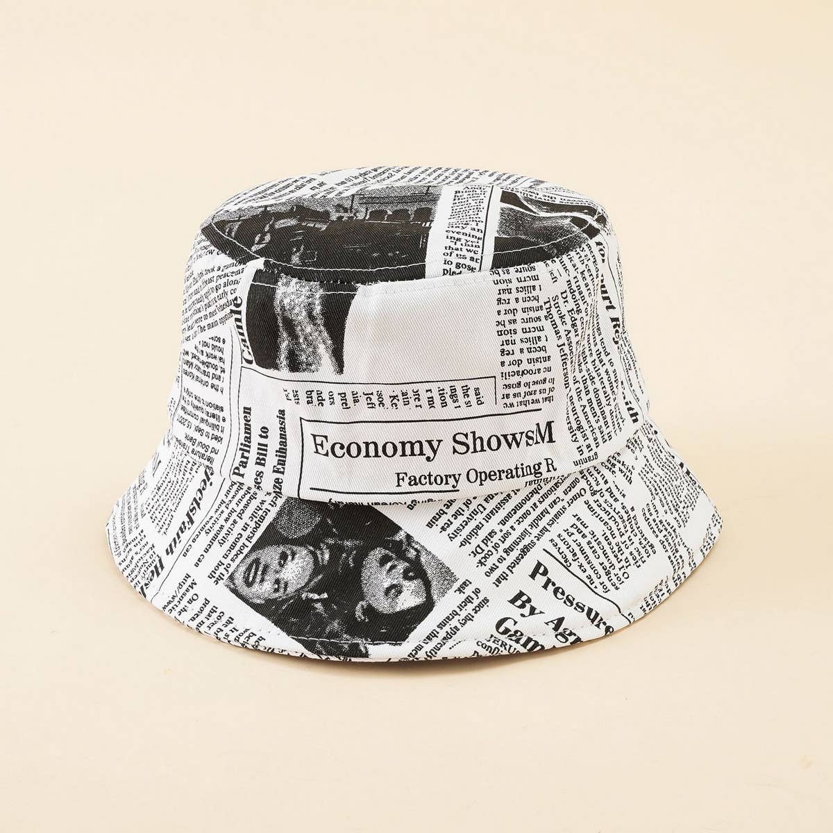 FASHION GRAFFITI WASHED SUN BUCKET HAT_CWAH1424