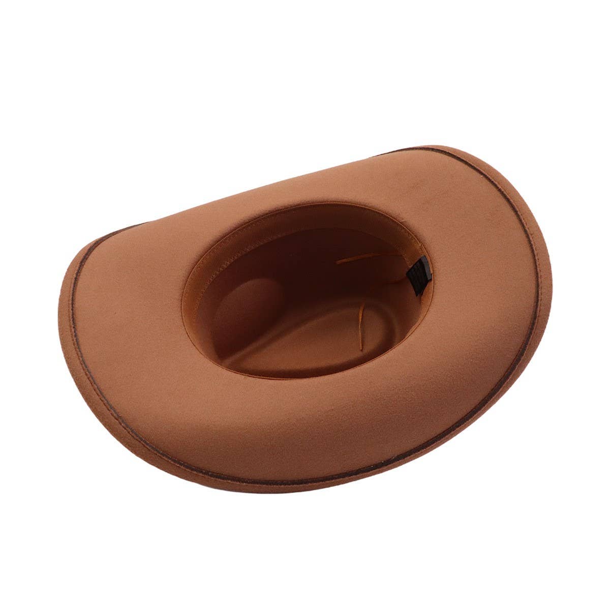 Men & Women Wool Blend Cowboy Fedora Hat Western_CWAH04375