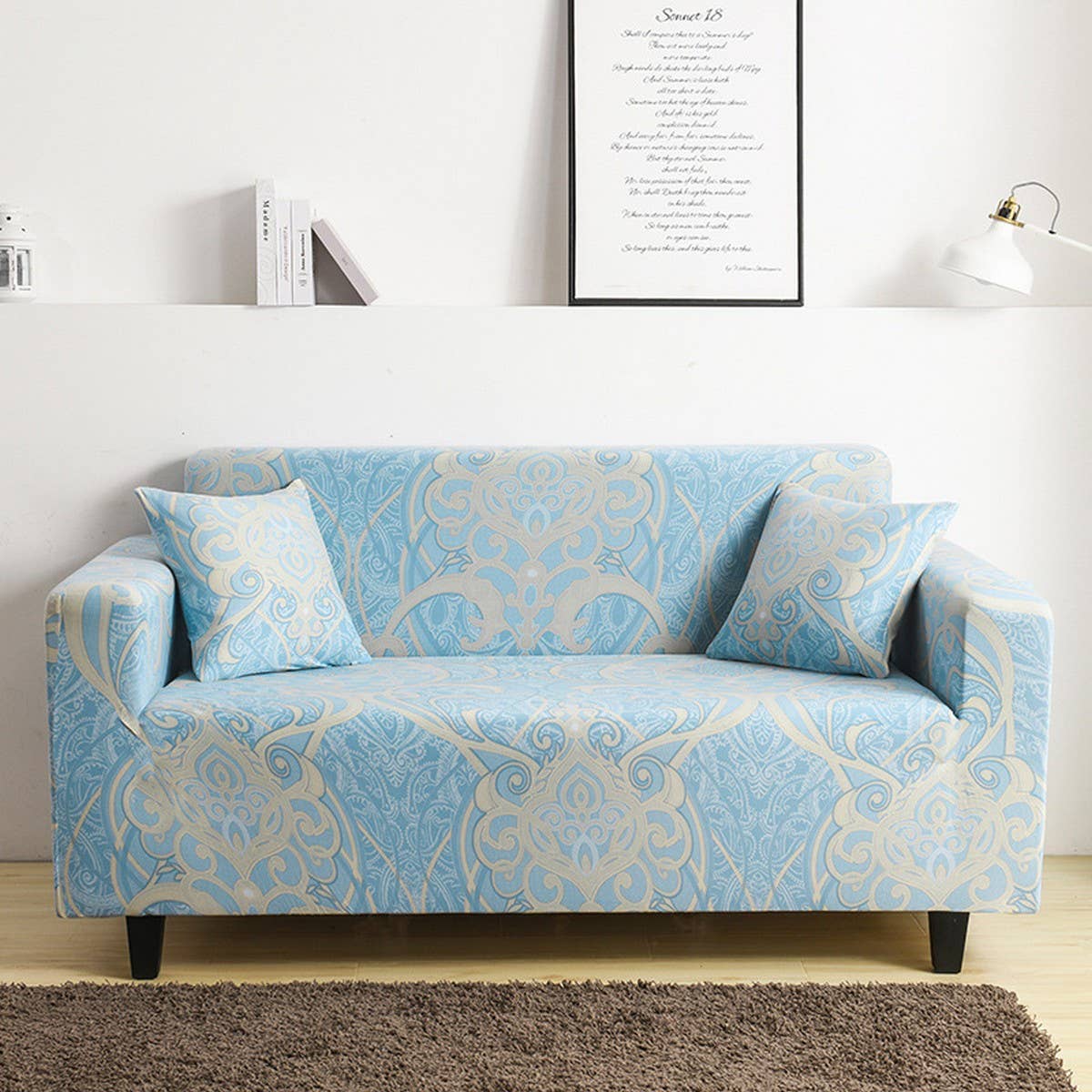 Milk Silk Sofa Cover, Stretch & Full Wrap