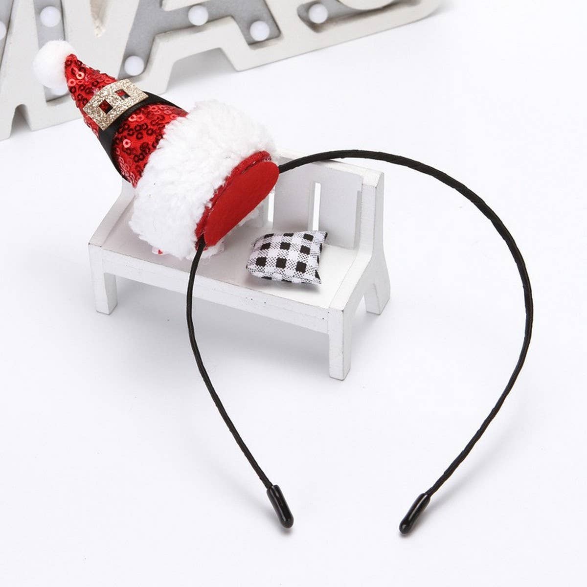CHRISTMAS HAIRPIN DECORATION HAT HEADBAND GIFT