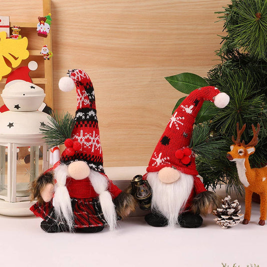 CHRISTMAS DECORATIONS DWARF FIGURINE DOLL ORNAMENTS