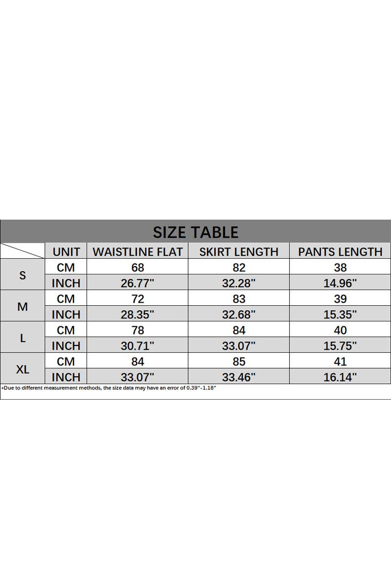CWBLS0661_TEMPERAMENTAL AND FASHIONABLE ROMPER SKIRT